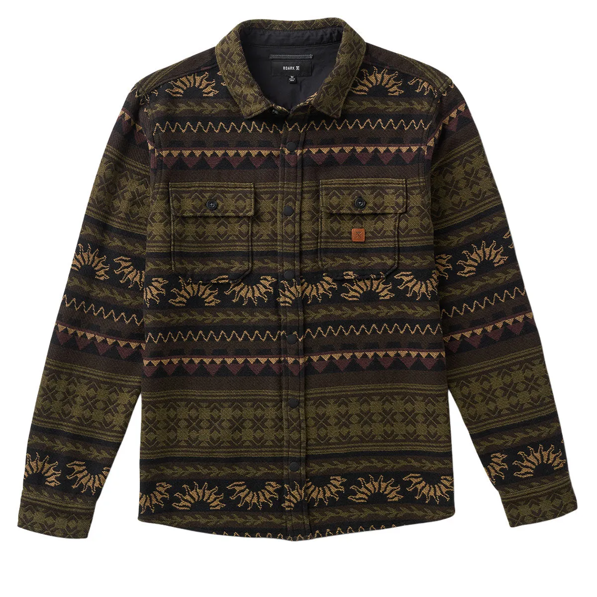 Roark Nordsman Jacquard Long Sleeve Shirt - Dark Military sold by CCS product image thumbnail 4