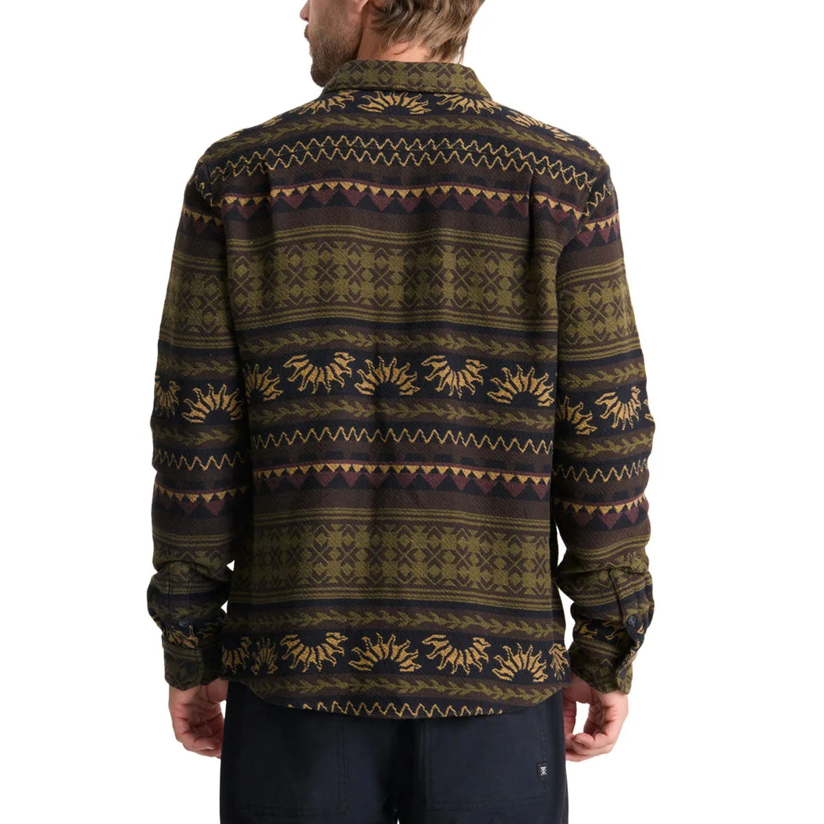 Roark Nordsman Jacquard Long Sleeve Shirt - Dark Military sold by CCS product image thumbnail 2