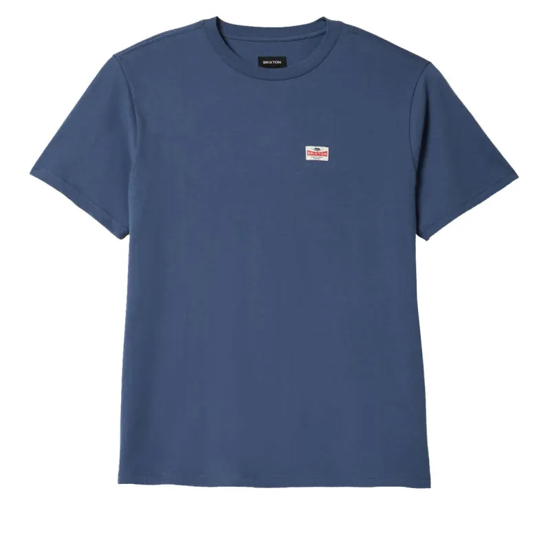 Brixton Highmont T-Shirt - Bering Sea Worn Wash sold by CCS