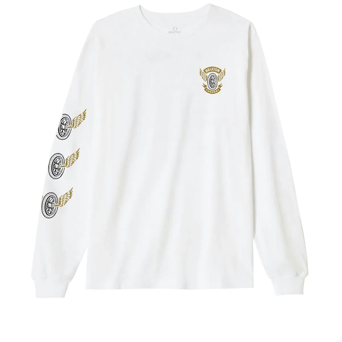 Brixton Payson Long Sleeve T-Shirt - White sold by CCS