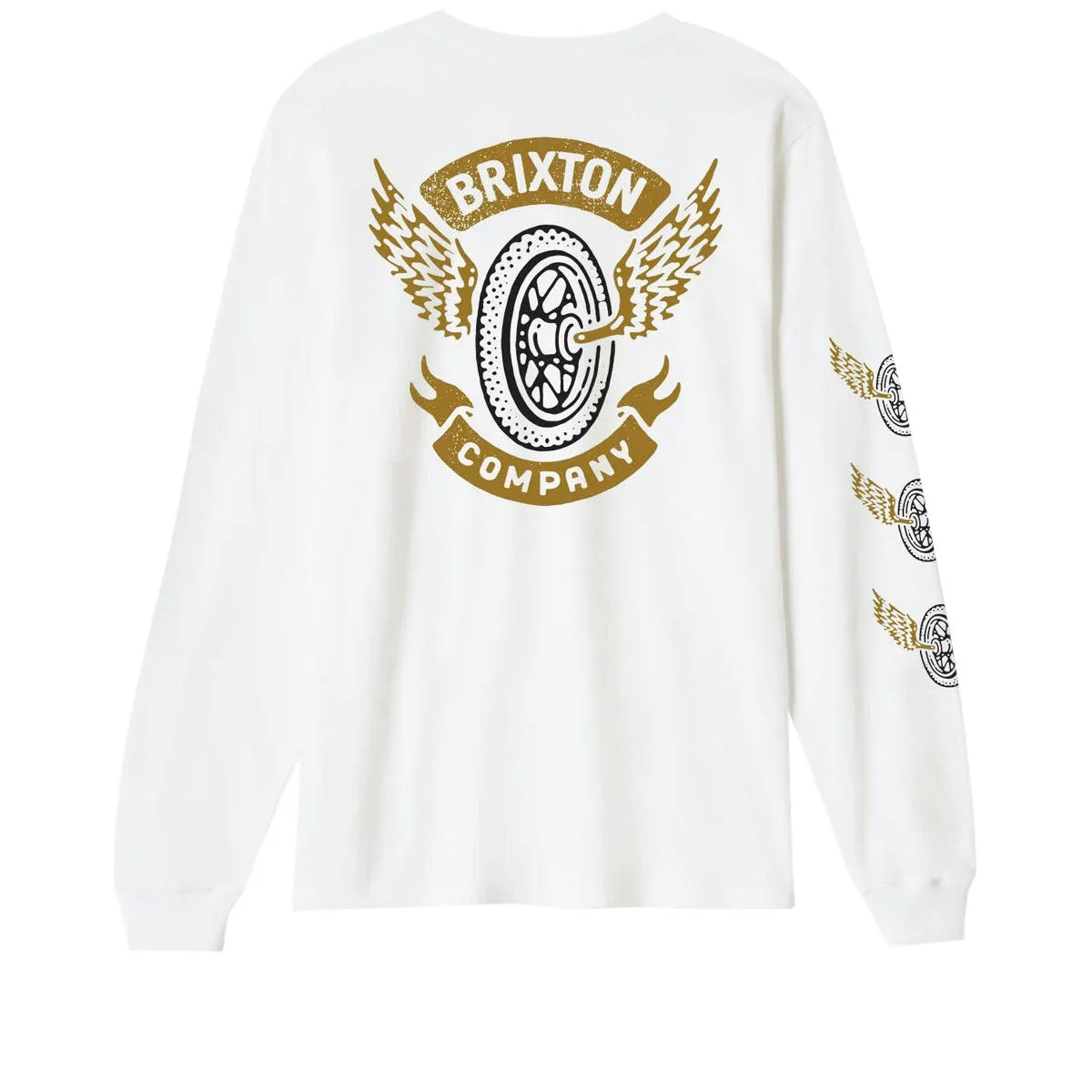 Brixton Payson Long Sleeve T-Shirt - White sold by CCS product image thumbnail 2