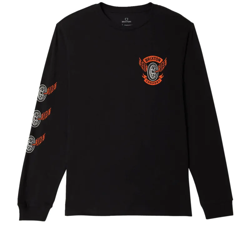 Brixton Payson Long Sleeve T-Shirt - Black sold by CCS