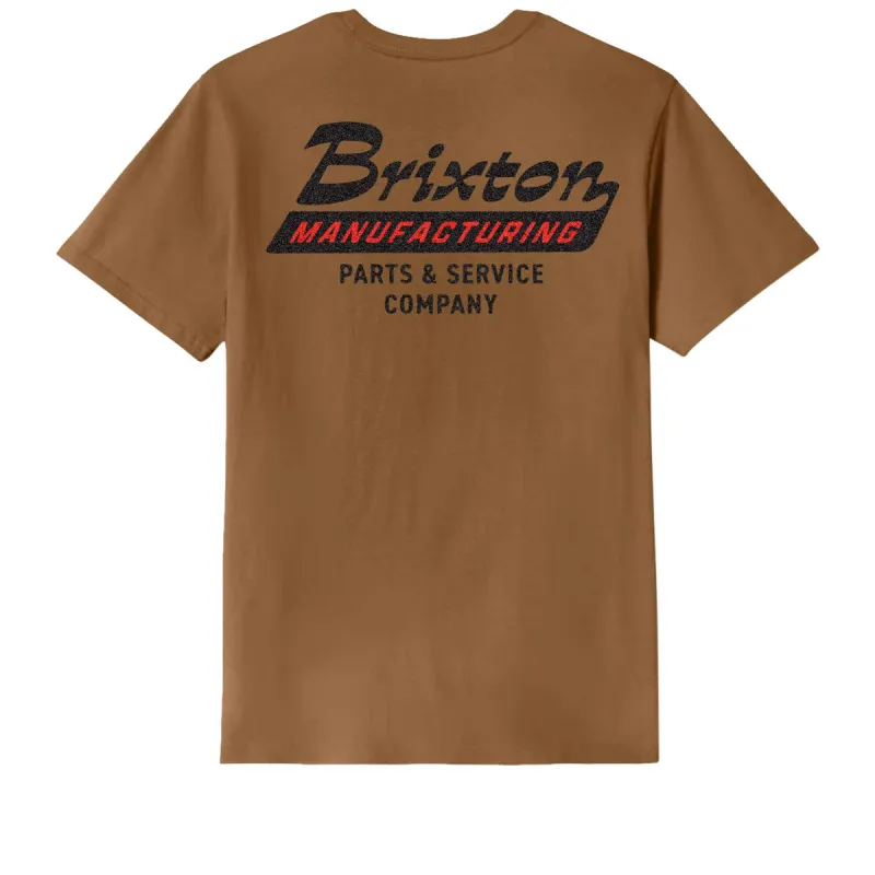 Brixton Township Tailored T-Shirt - Washed Copper made by Brixton