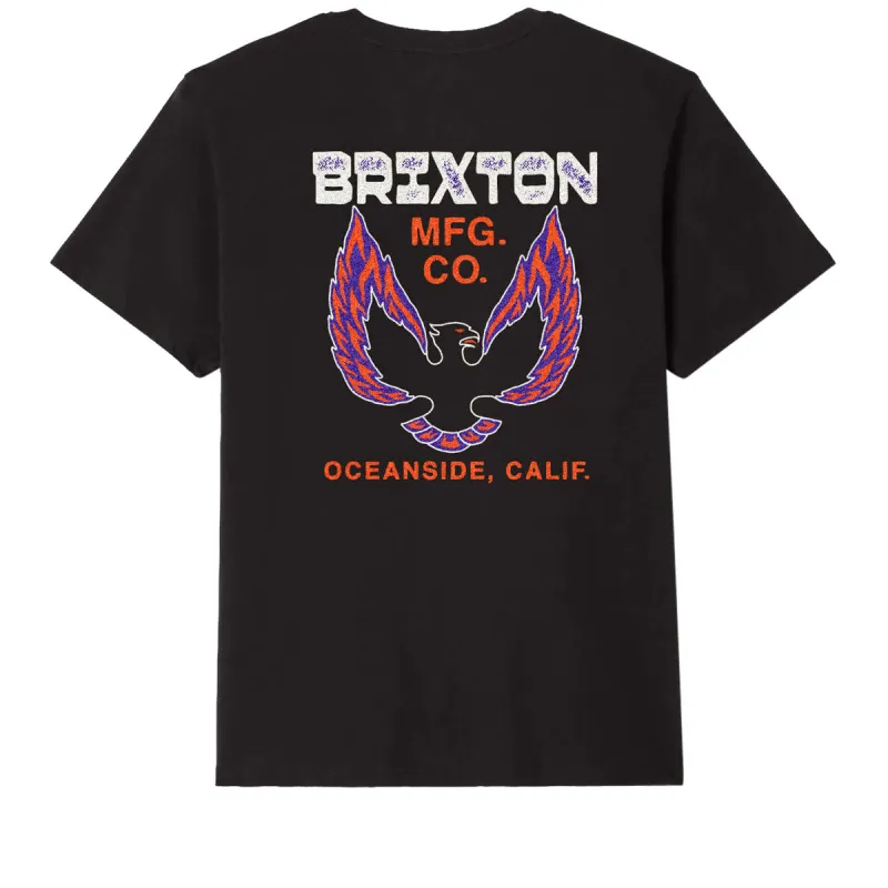 Brixton Garvey Tailored T-Shirt - Black sold by CCS