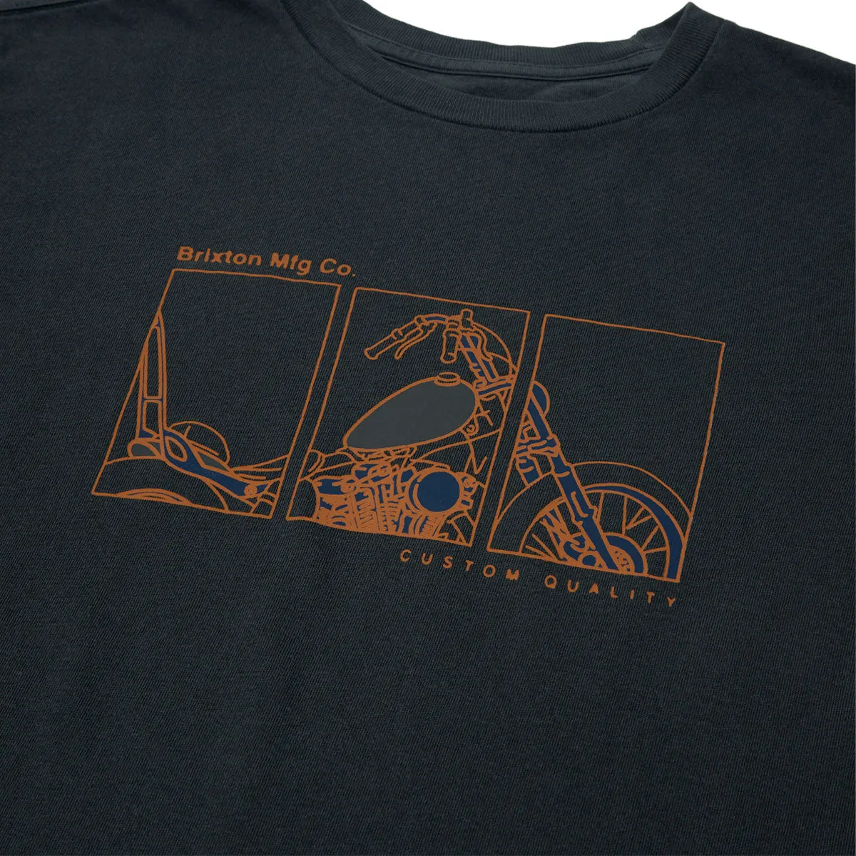 Brixton Briscoe T-Shirt - Black Worn Wash sold by CCS product image thumbnail 2