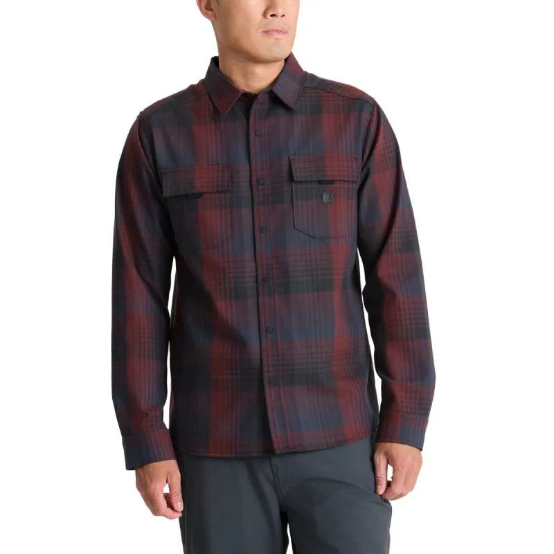 Roark Diablo Long Sleeve Shirt - Sangria made by Roark