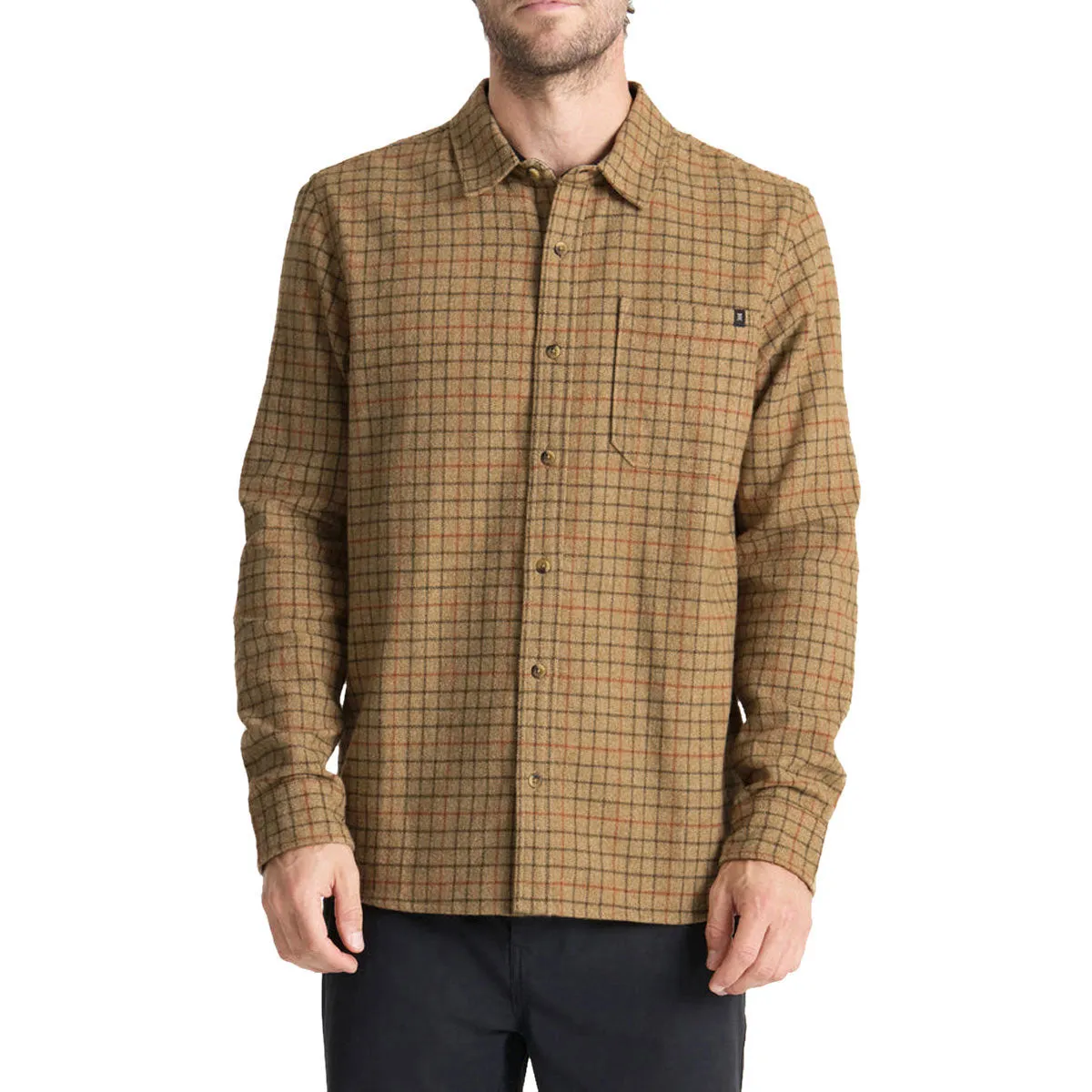 Roark Crossroads Flannel Shirt - Khaki sold by CCS
