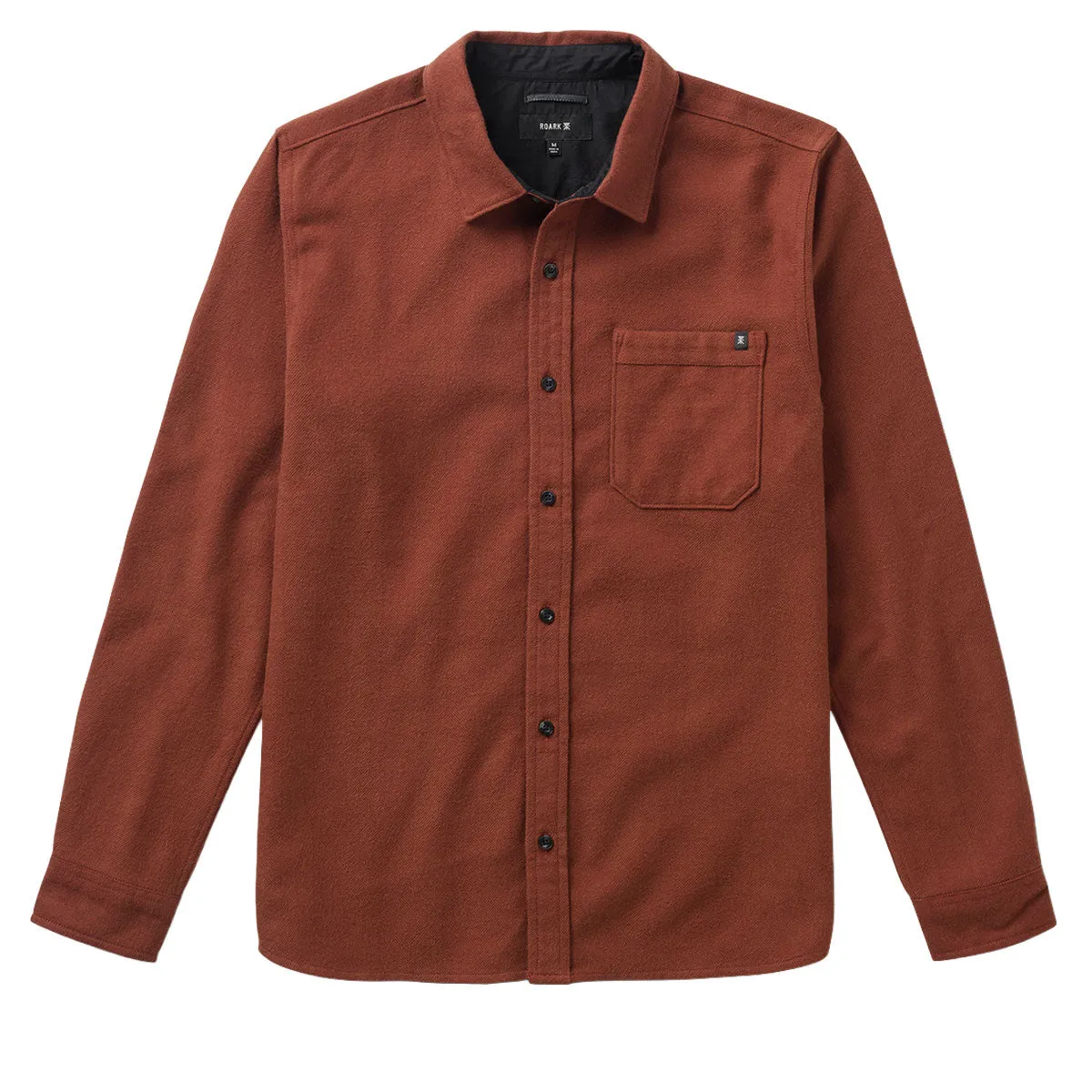 Roark Crossroads Flannel Shirt - Red Clay Herringbone sold by CCS