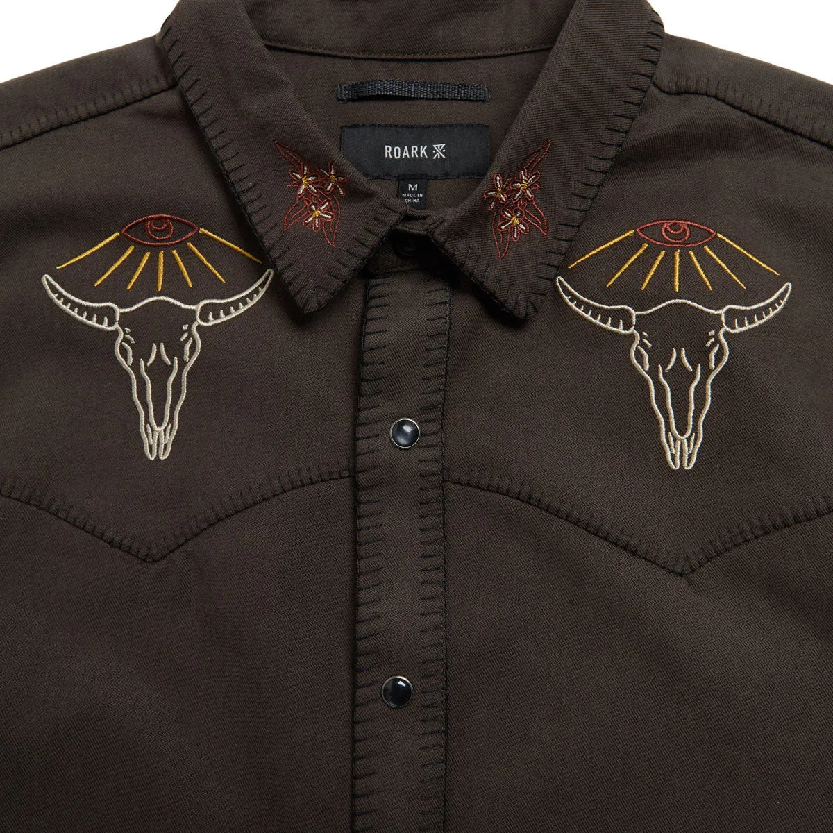 Roark On The Range Long Sleeve Shirt - Dark Brown sold by CCS product image thumbnail 4