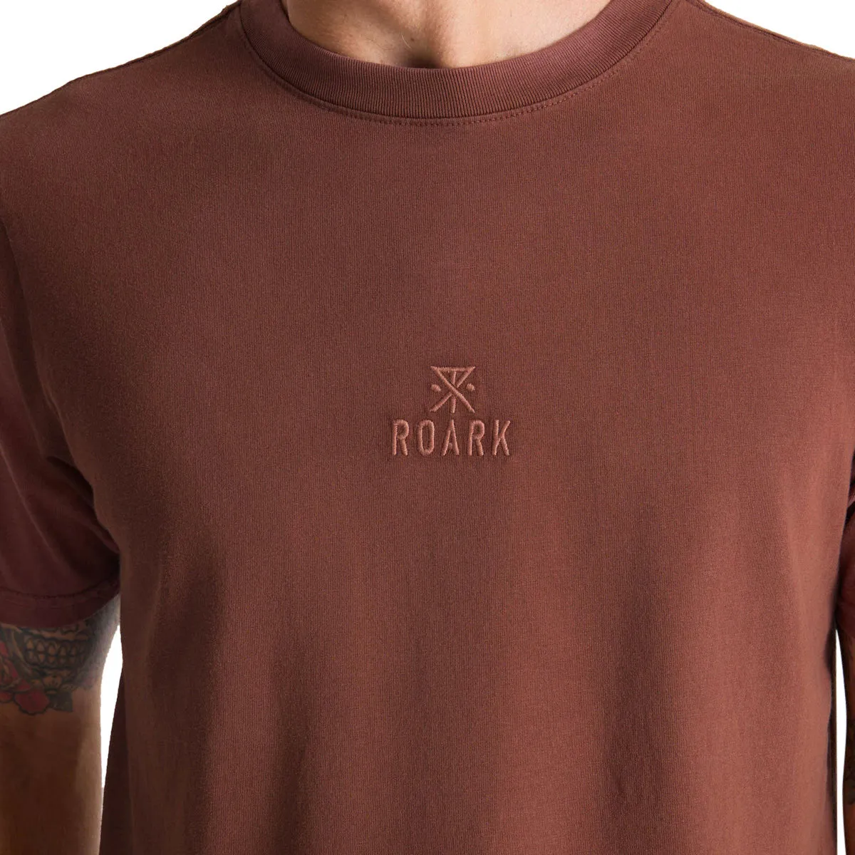 Roark Safecamp Embroidery T-Shirt - Red Clay sold by CCS product image thumbnail 3