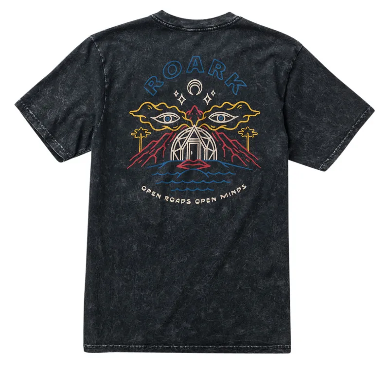 Roark Open Roads T-Shirt - Black 2025 made by Roark
