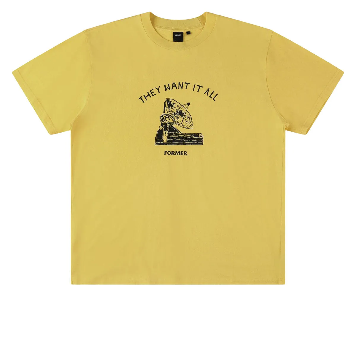 Former Satelite T-Shirt - Saffron sold by CCS