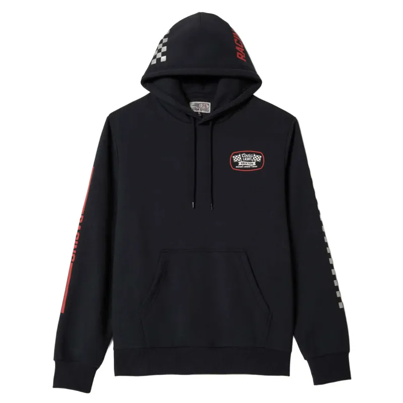Brixton x Coors Light Pit Stop Hoodie - Black made by Brixton