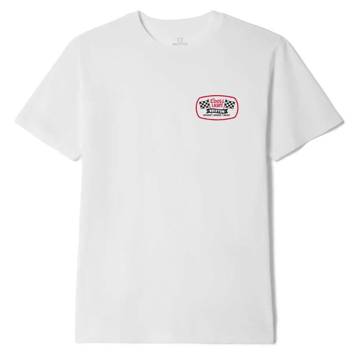 Brixton x Coors Light Pit Stop T-Shirt - White sold by CCS product image thumbnail 2