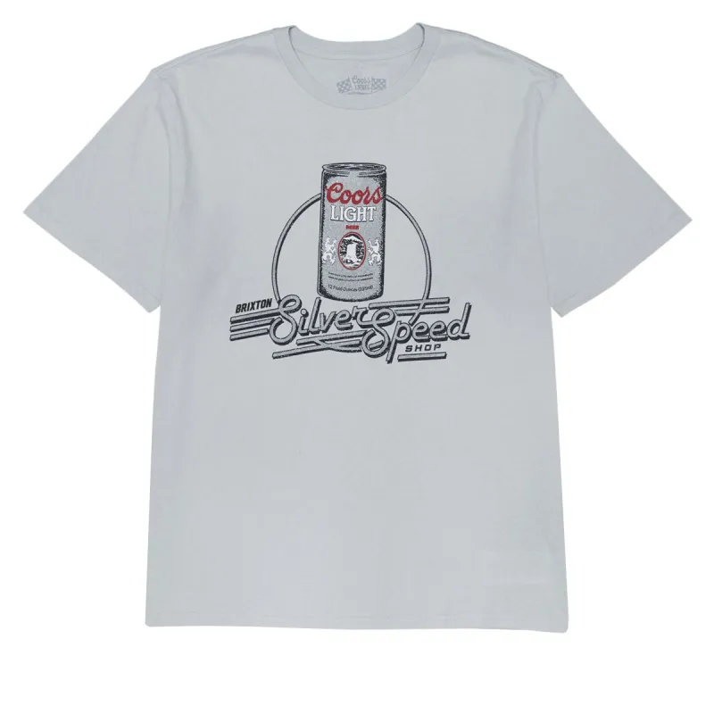 Brixton x Coors Light Caster T-Shirt - Silver made by Brixton