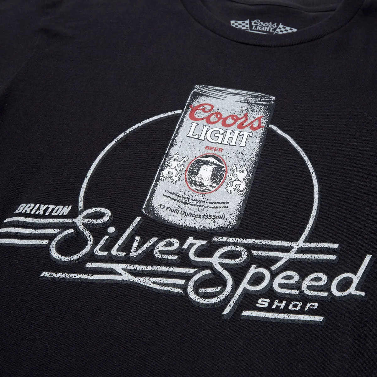 Brixton x Coors Light Caster T-Shirt - Black sold by CCS product image thumbnail 2