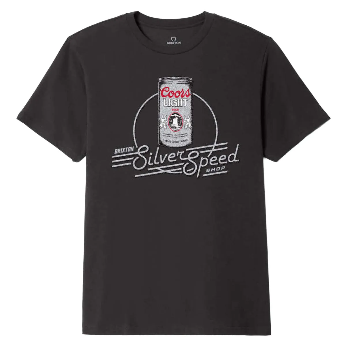 Brixton x Coors Light Caster T-Shirt - Black sold by CCS