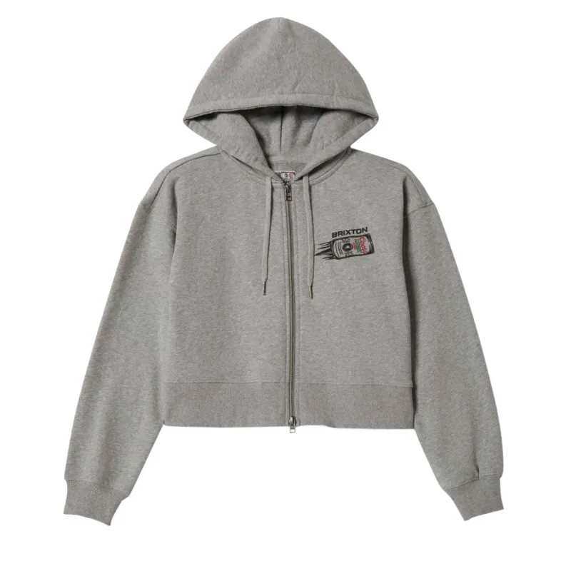 Brixton x Coors Light Silver Speed Hoodie - Heather Grey II made by Brixton