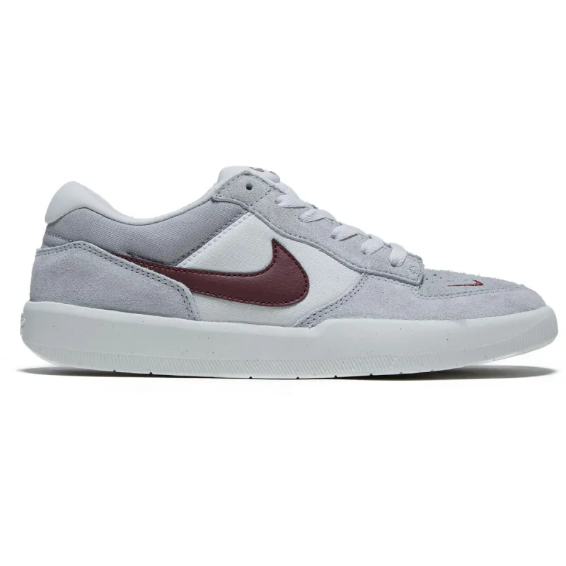 Nike SB Force 58 Shoes - Platinum Tint/Dark Team Red/Wolf Grey made by Nike