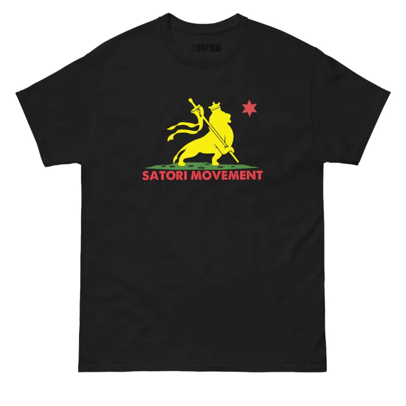 Satori Movement Cali Lion T-Shirt - Black sold by CCS