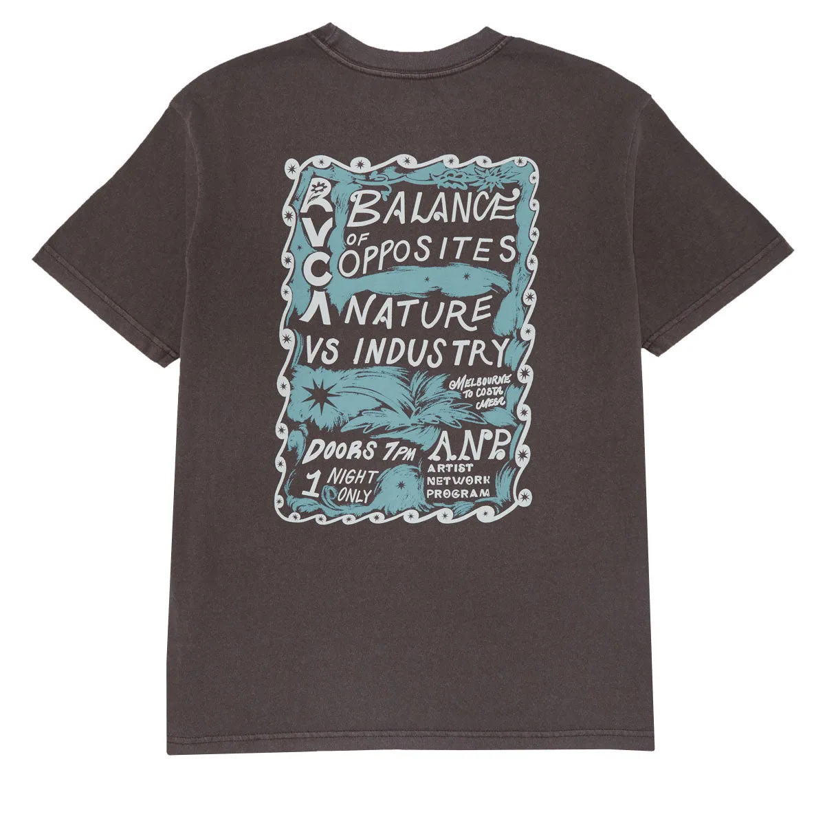 RVCA Mel G Flora T-Shirt - Mocha sold by CCS