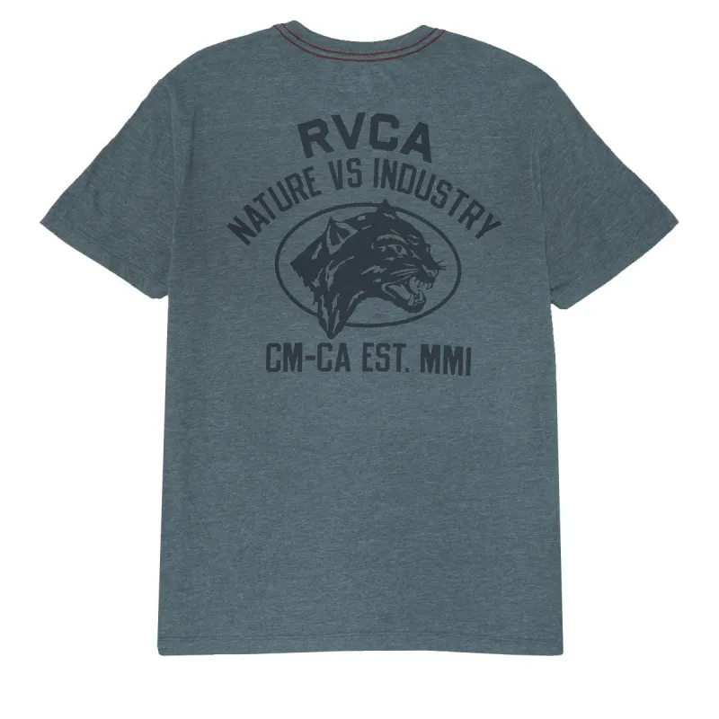 RVCA Sky Cat T-Shirt - Balsam Green made by RVCA