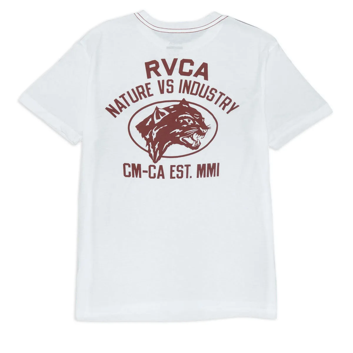 RVCA Sky Cat T-Shirt - Antique White sold by CCS