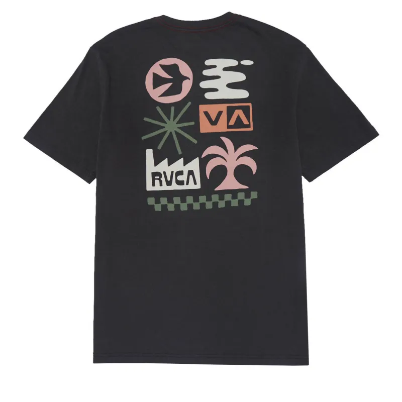 RVCA Mirage T-Shirt - Pirate Black sold by CCS