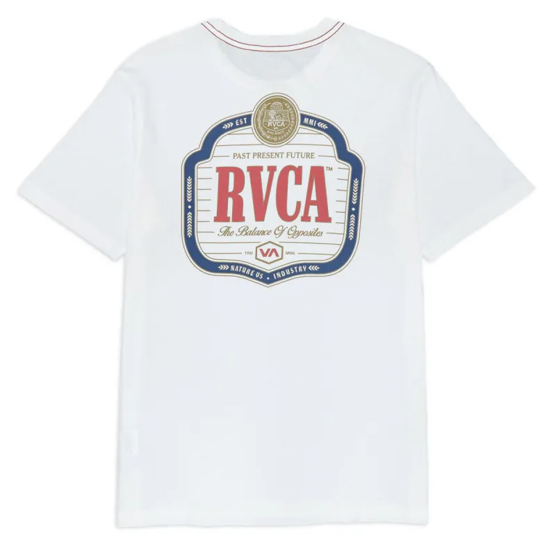 RVCA Philsner T-Shirt - Antique White sold by CCS