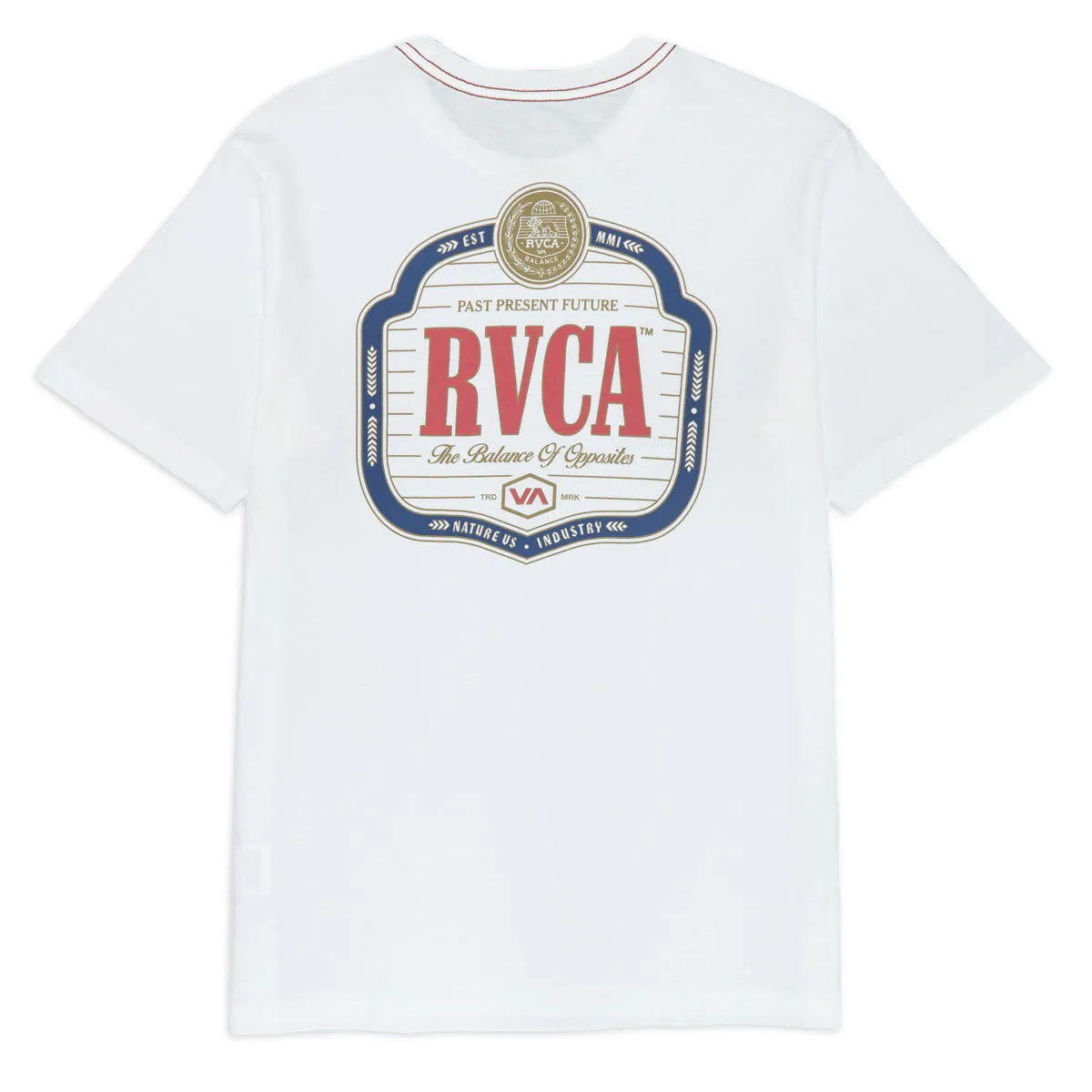 RVCA Philsner T-Shirt - Antique White sold by CCS