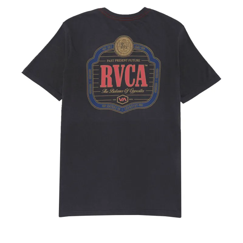 RVCA Philsner T-Shirt - Pirate Black sold by CCS