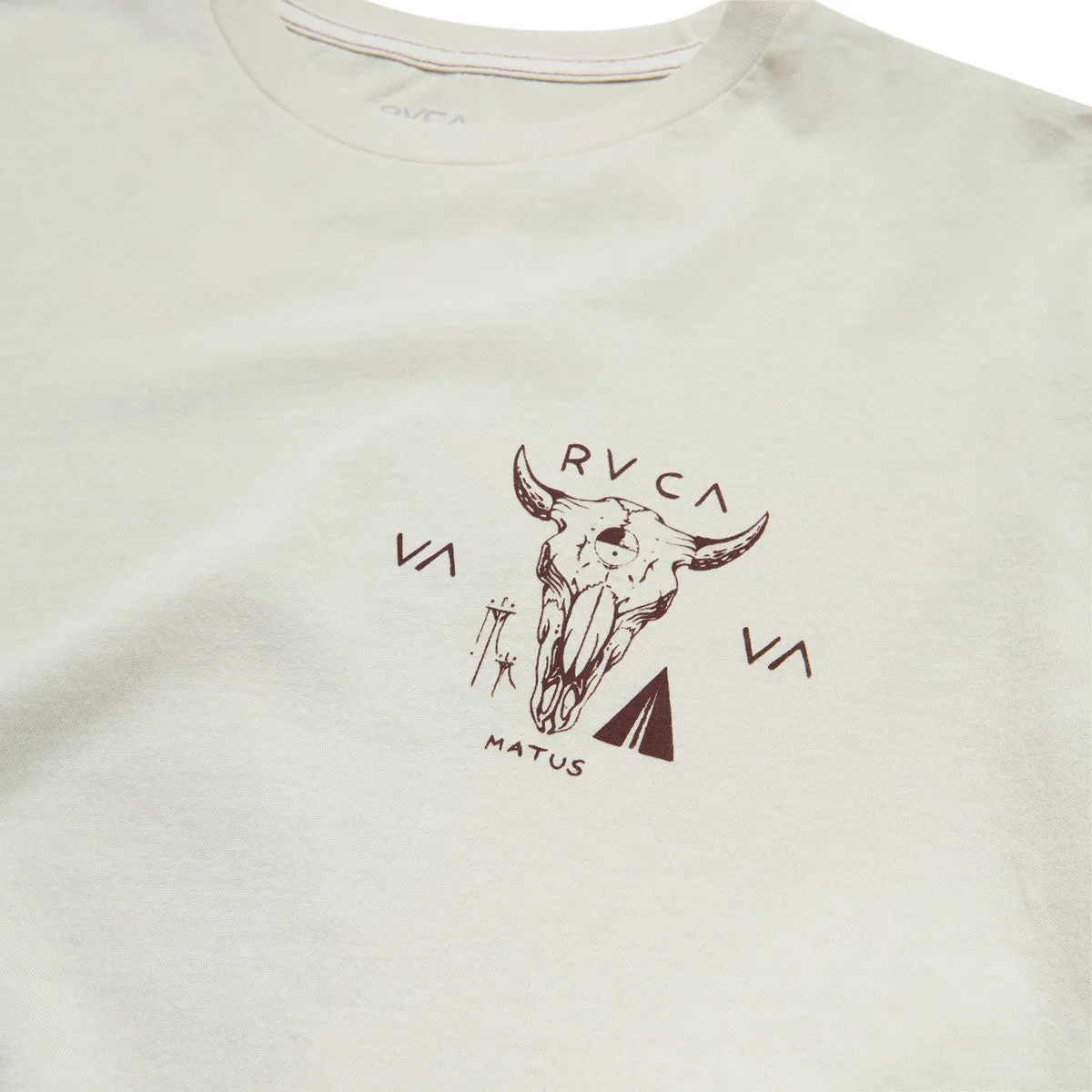 RVCA Matus Bison T-Shirt - Ceramic sold by CCS product image thumbnail 3