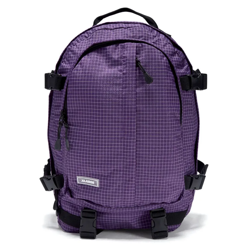 XLarge Standard Logo Patched Ripstop Daypack - Purple sold by CCS