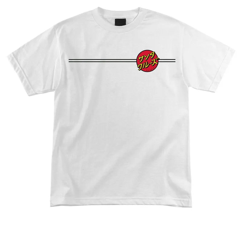 Santa Cruz Japanese Dot T-Shirt - White sold by CCS