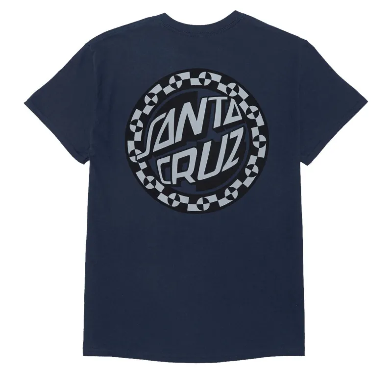 Santa Cruz Malba Crash Dot T-Shirt - Blue Dusk sold by CCS