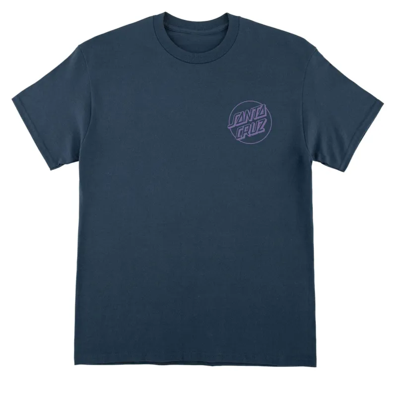Santa Cruz Opus Dot T-Shirt - Blue Dusk/Dark Purple sold by CCS