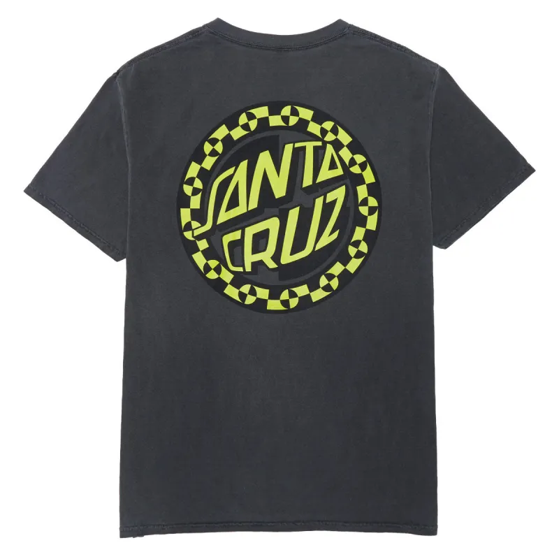 Santa Cruz Malba Crash Dot T-Shirt - Pigment Black sold by CCS