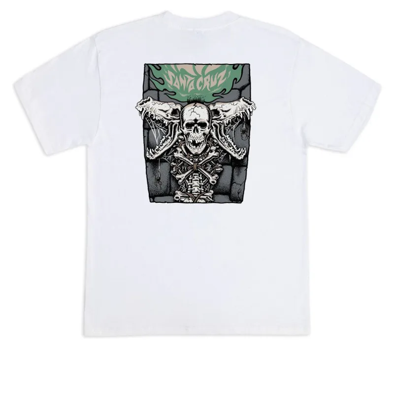 Santa Cruz Pace Torch Center T-Shirt - White sold by CCS