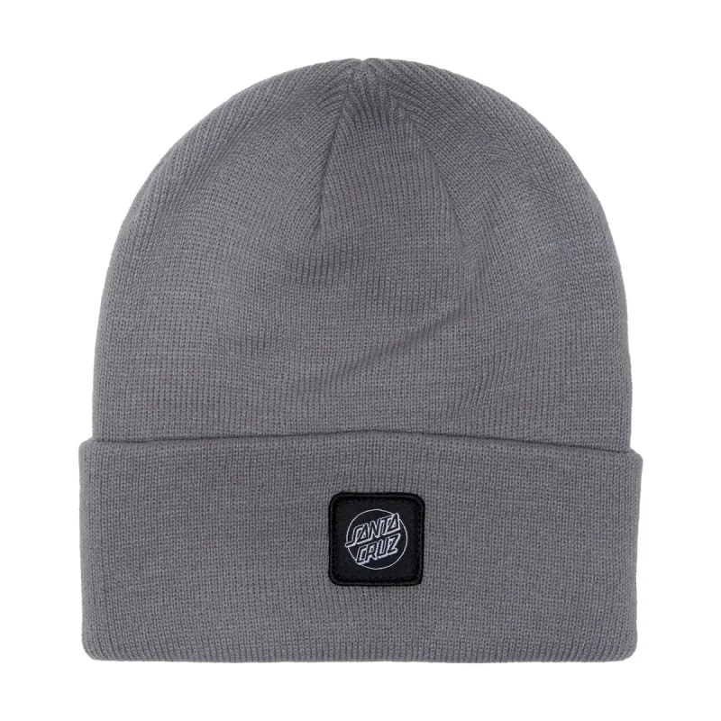 Santa Cruz Cruz Label Long Shoreman Beanie - Silver sold by CCS