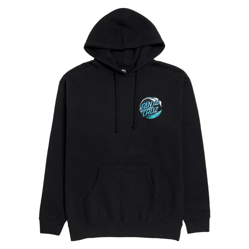 Santa Cruz Wave Dot Hoodie - Black sold by CCS