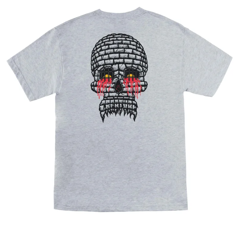 Creature Doom Skull T-Shirt - Sport Grey sold by CCS