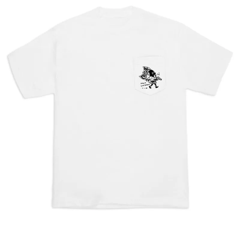 Creature 9 to 5 Pocket T-Shirt - White made by CCS