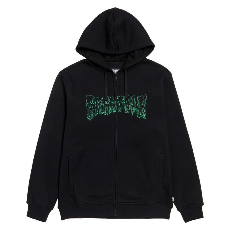 Creature Hesher Flame Zip Hoodie - Black sold by CCS