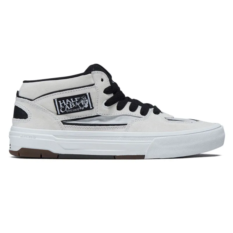 Vans Skate Half Cab Wafflecup Shoes - White/Black made by Vans