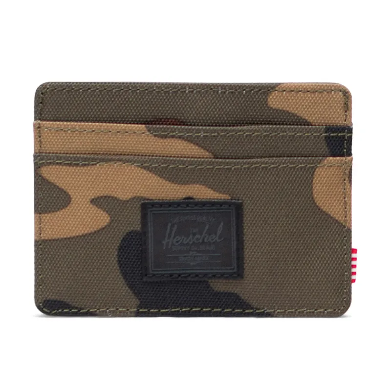 Herschel Supply Charlie Cardholder - Woodland Camo/Black Label made by CCS