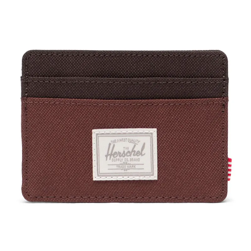 Herschel Supply Charlie Cardholder - Bitter Chocolate/Dark Roast made by CCS