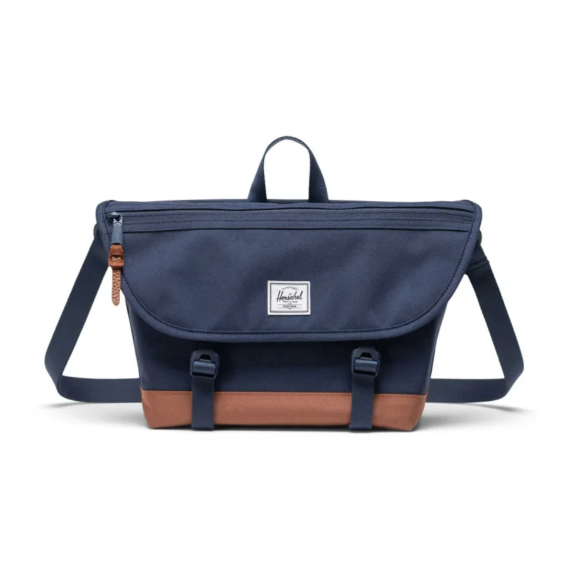 Herschel Supply Cove Small Messenger Bag - Navy/Saddle Brown sold by CCS