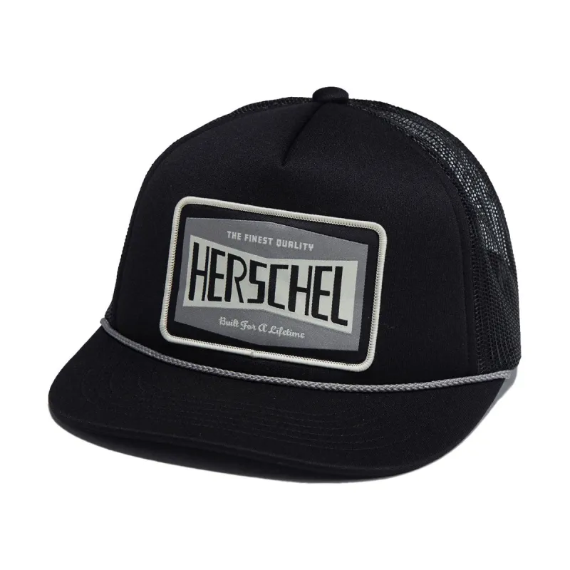 Herschel Supply Marina Mesh WW Patch Hat - Black sold by CCS