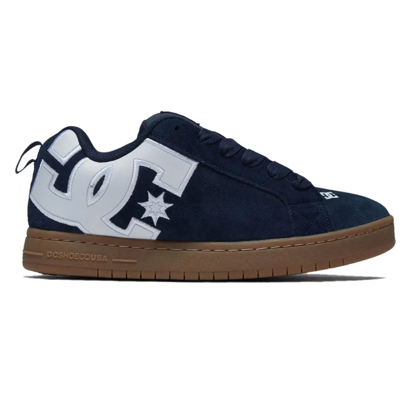 DC Court Graffik SE Shoes - Navy/White/Gum sold by CCS