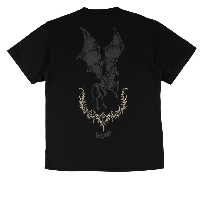 Welcome x Harry Potter Thestral T-Shirt - Black sold by CCS